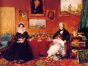 James Holland The Langford Family in their Drawing Room Sweden oil painting reproduction